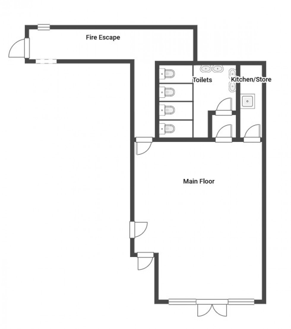 Floorplan for Paton Street, Greenock