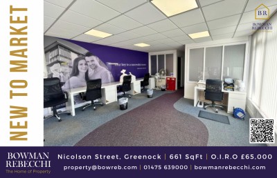 Greenock Town Centre Corner Unit Comes to Market