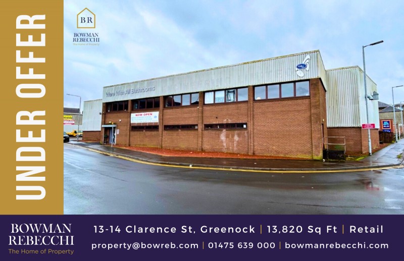 Offer Accepted For Large Central Greenock Retail Unit