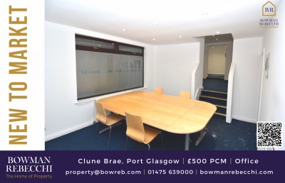 Highly Visible Port Glasgow Office Space Available to Let